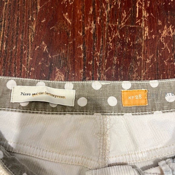 Pilgrim and the Letterpress tan corduroy pants - Picture 6 of 12